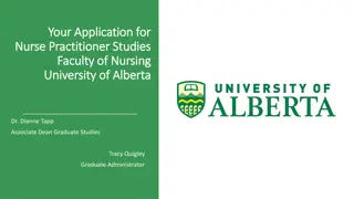 Pursuing Nurse Practitioner Studies at University of Alberta