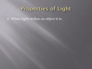 The Interaction of Light with Objects