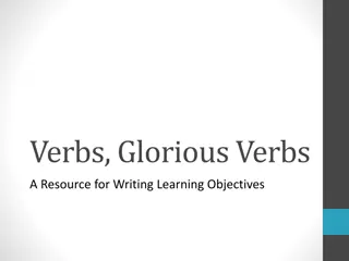 Crafting Effective Learning Objectives Using Action Verbs