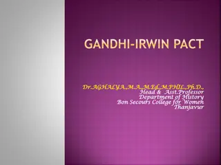 Gandhi-Irwin Pact and Its Significance in Indian History