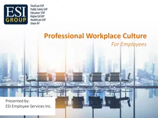 Cultivating a Professional Workplace Culture: Key Aspects and Benefits