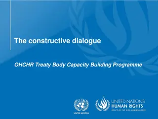 The Constructive Dialogue in Human Rights Context