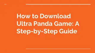 How to download Ultra panda game?