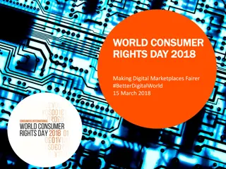 World Consumer Rights Day 2018: Making Digital Marketplaces Fairer