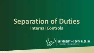 Internal Controls and Separation of Duties in Cash Management