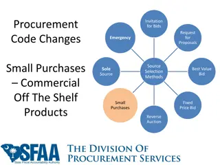 COTS Procedures in Procurement