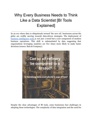 Why Every Business Needs to Think Like a Data Scientist [BI Tools Explained]