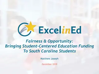 Advancing Student-Centered Education Funding in South Carolina