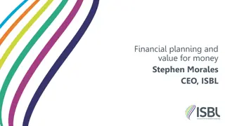 Financial Planning and Value for Money in Education