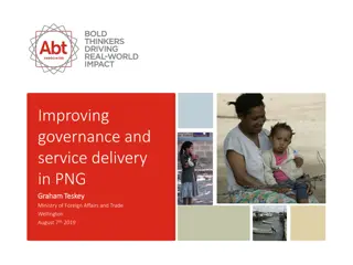 Enhancing Governance and Service Delivery: Insights from PNG Australia Governance Partnership