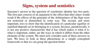 Signs, Systems, and Semiotics in Linguistics