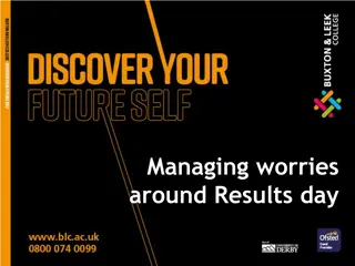 Managing Worries Around Results Day: Support and Advice