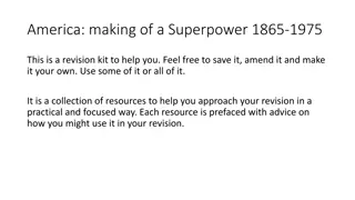 America's Evolution into a Superpower: 1865-1975 Revision Kit