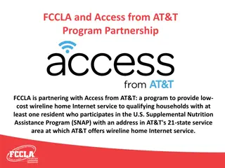 FCCLA and Access from AT&T Program Partnership