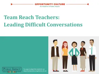 Leading Productive Difficult Conversations in Education