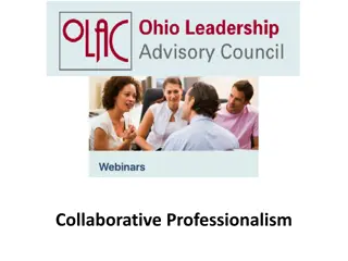 Collaborative Professionalism in Education