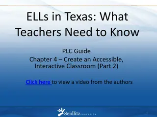 Promoting Interactive Learning for ELLs in Texas