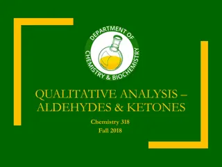 Qualitative Analysis of Aldehydes and Ketones in Chemistry Lab