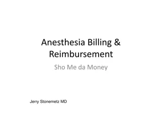 Anesthesia Billing & Reimbursement Basics