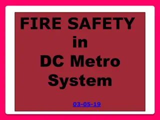 Fire Safety Measures in DC Metro System