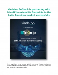Vindaloo Softtech is partnering with TrionIP to extend its footprints