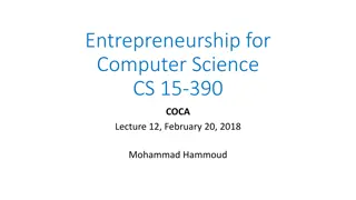 Cost of Customer Acquisition (COCA) in Entrepreneurship