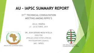 AU-IAPSC Summary Report: 31st Technical Consultation Meeting in Abuja, Nigeria