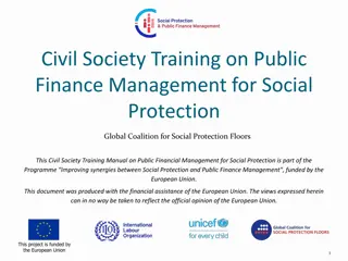 Civil Society Training on Public Finance Management for Social Protection