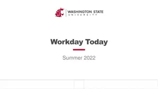 Workday Updates for Summer 2022 at Washington State University