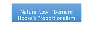 Understanding Bernard Hoose's Proportionalism in Natural Law Theory