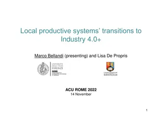 Local Productive Systems Transitioning to Industry 4.0+: A Conceptual Framework