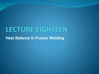 Heat Balance in Fusion Welding