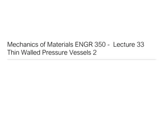 Analysis of Thin-Walled Pressure Vessels in Mechanics of Materials Engineering