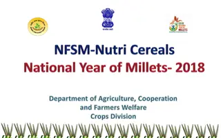 Promoting Nutri-Cereal Production in India: National Initiatives