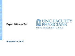 Taxation Process for Expert Witness Income at U.N.C.H.E.A.L.T.H.C.A.R.E.S.Y.S.T.E.M