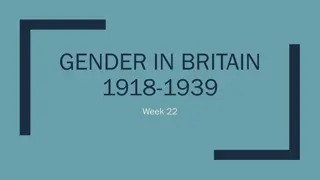 The Impact of Female Suffrage on Interwar Politics in Britain (1918-1939)