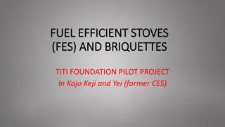 Tackling Conflict through Fuel-Efficient Stoves and Briquettes