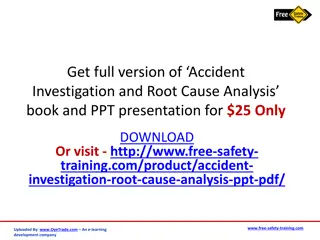 Comprehensive Guide to Accident Investigation and Root Cause Analysis