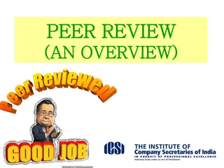 Understanding Peer Review in Professional Services