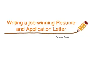 Guide to Writing a Job-Winning Application Letter