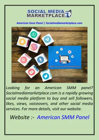 Looking for an American SMM panel? Socialmediamarketplace.com is a rapidly growi