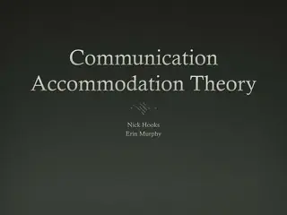 Communication Accommodation Theory