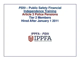 Understanding Police Pensions for Tier 2 Members Hired After January 1, 2011