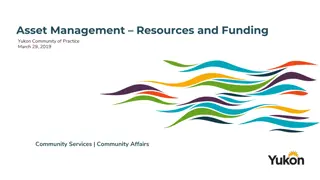 Asset Management Resources and Funding in Yukon Community of Practice