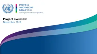 Advancing Common Business Operations Overview