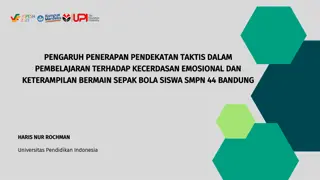 Impact of Tactical Approach on Emotional Intelligence and Soccer Skills in Junior High School Students