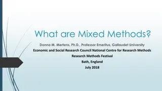 Understanding Mixed Methods Research