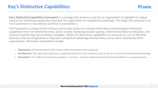 Enhancing Competitive Advantage Through Distinctive Capabilities Framework