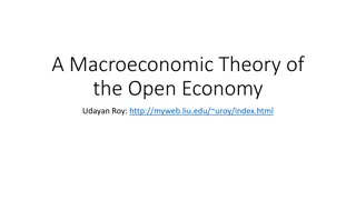 Macroeconomic Theory of the Open Economy by Udayan Roy