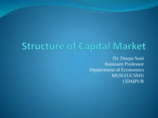 Overview of Indian Capital Market and Financial Institutions